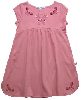 Enfant Terrible Sommerkleid Schmetterling rosa aus 100% Bio-Baumwolle GOTS